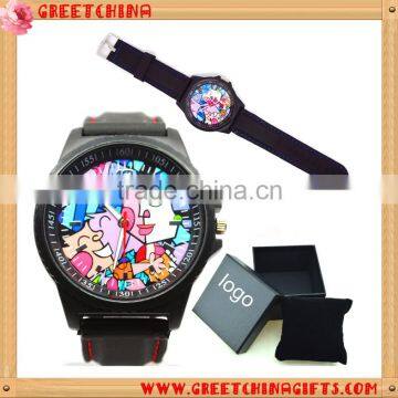 Valentine's Retro style revival mode customized promotional cheaper fashionable waterproof student youth watch