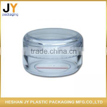 Free sample food grade mini PET jar container plastic skin care cosmetic storage jar