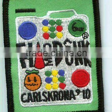 Embroidery square cartoon patch