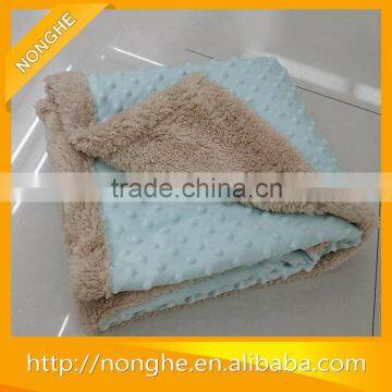 Wholesale good quality sheep wool blanket/thread blanket from China