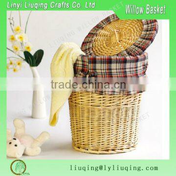 set wicker laundry basket & Rattan laundry basket & wicker storage basket for bathroom