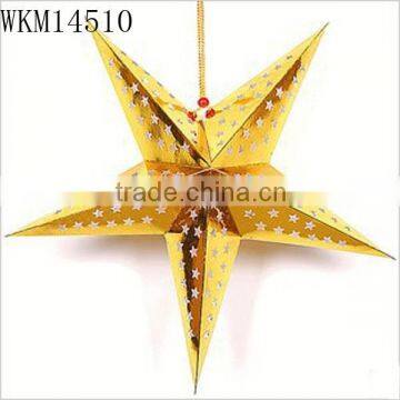 Decorative christmas wholesale paper star lantern pattern