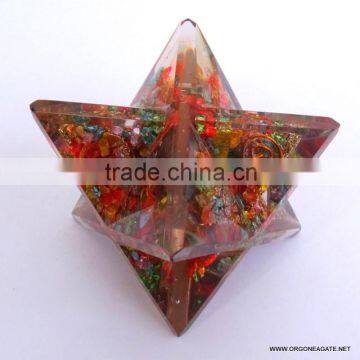 Orgonite Mix Chakra Onyx Big Merkaba