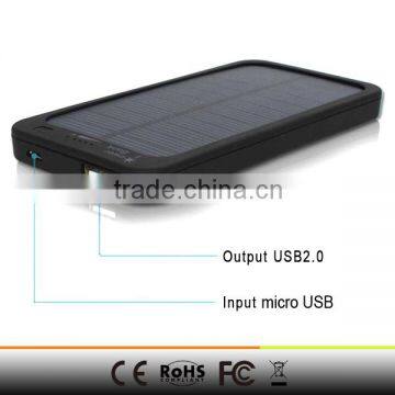 rubber 5v solar panel charger battery power