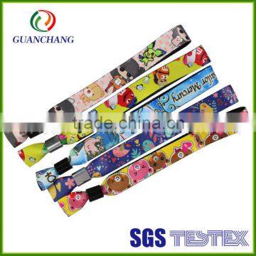 Custom individual lanyard with printed emoji as gift wrist band