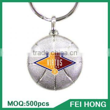 China Supplier Advertising Printed Basketball Souvenir Oem Key Holder photo-2