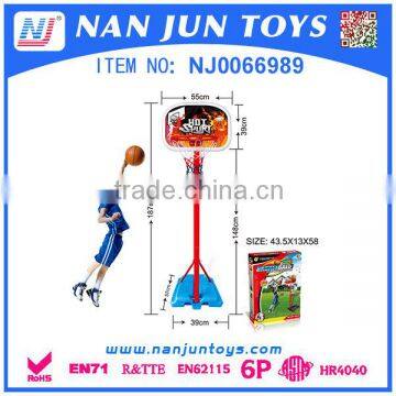 Indoor Sport Set Plastic Basketball Hoop Stand for kids