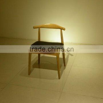 Living Room Elbow Chair, Hans Designer Chair Replica Cow Horn Chair photo-3