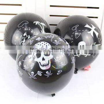 12inch 3.2g Pirate Skull Printed Latex Balloon