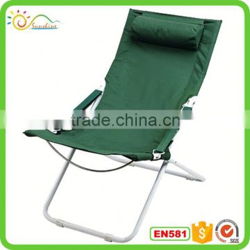 Sun chair with pillow 600D polyester fabric