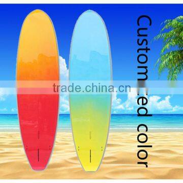 Epoxy fiberglass stand up paddle board with customized color