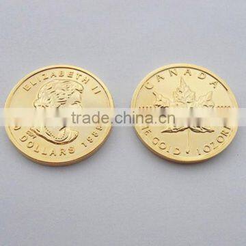 Canada custom pound coin maple leaf replica coin