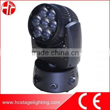 Dj lighting 7*15W RGBW 4 In 1osram led beam moving head mini with zoom