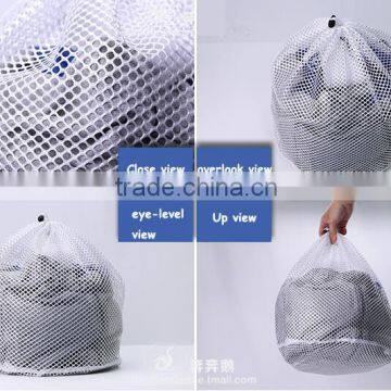 OEM Set of 5 Mesh Laundry Wash Bags for Delicates, Coarse Mesh Wholesale Mesh Laundry Bag Drawstring Laundry Washing Bags photo-2