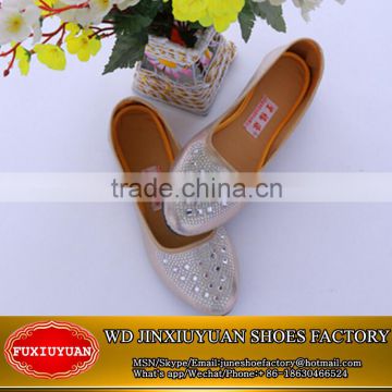 top quality Wangdu factory diamond shoes ladies