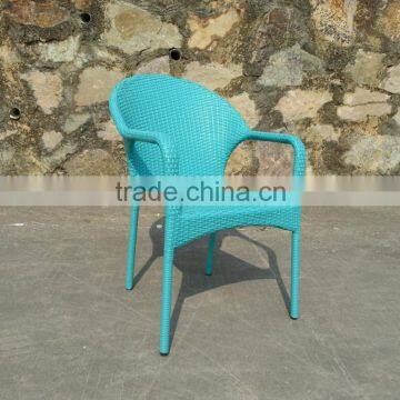 Hot sale outdoor furniture colorful patio rattan chair