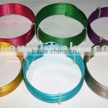 Aluminium colored wire