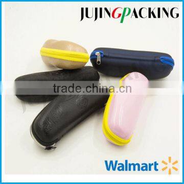 Dark Color Custom Pattern PU Sunglass Case