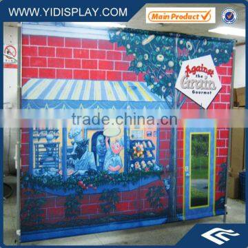 Портативный телескопический гибкий баннерный стенд Jumbo