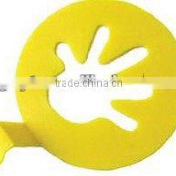 Happy birthday cake decoration tools plastic cake stencil