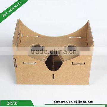 Hot Selling DIY 3D Google Cardboard Box With NFC ,Custom Logo Print Google Cardboard 3D vr Glasses for Promotional Gifts photo-3