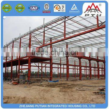 Popular hot sale certificated steel structure building