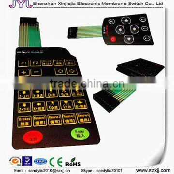 metal dome membrane keypad