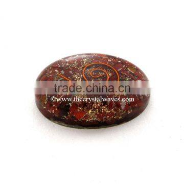 Red Jasper Orgone Oval Cabochon