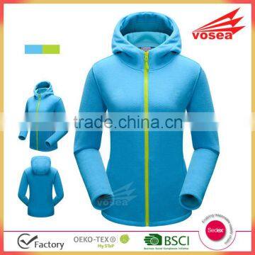 Factory supply plain blue cheap women winter jackets