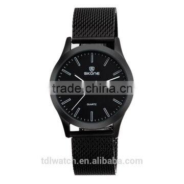 Skone Brand 7345 Black Face Chinese Wholesale Watches ip Black Woven photo-2