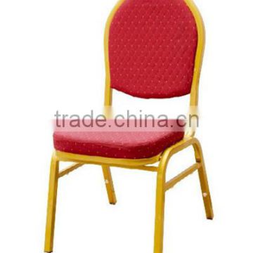 Modern aluminum fabric stacking hotel banquet chairs YC608