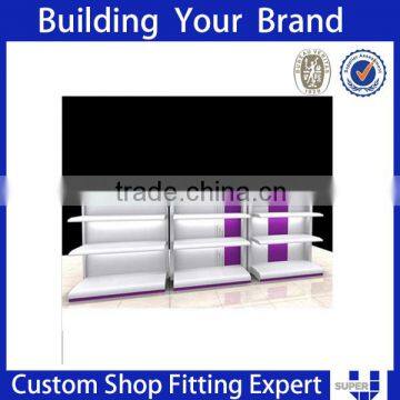 2016 fashionable trade show exhibition booth wooden shoe display stand