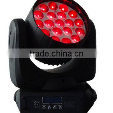 19 x 15W newly optical zoom 4in1 LED moving head