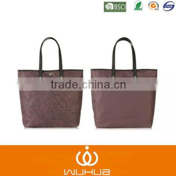 2015 microfiber women cheap nylon tote bags for promotion