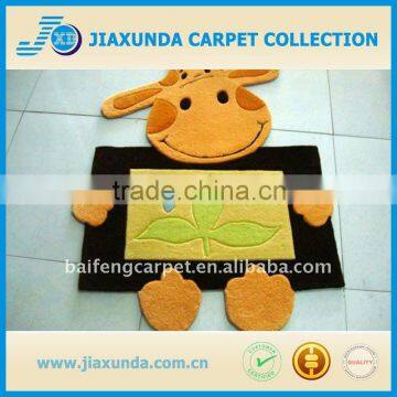 New Design Cartoon Animal Hand Tufted Kids Rug With Best Price
