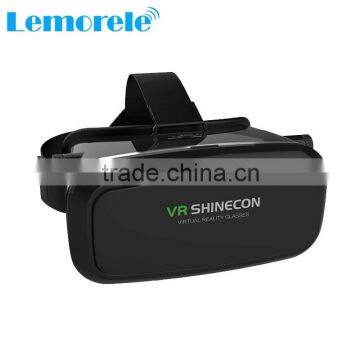 Shinecon VR Virtual Reality 3D Glasses Helmet Google Cardboard Oculus Rift DK2 for iPhone Samsung 4.7 ~ 6 inch Smartphone