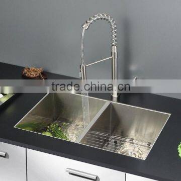 cUPC Undermount 16 Gauge Kitchen Sink Double Bowl Made in China