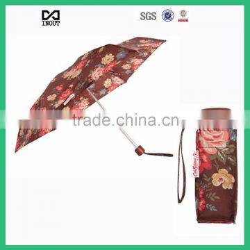 London rose 5 folds super mini 19 inch 5 folds umbrella