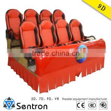 9D Simulator 3/6/9 Motion Luxury Seats For Amusement Park 9D Cinema Cabin Simulator photo-6