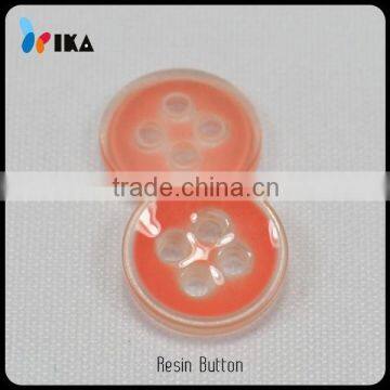 transparent shirt buttons with four holes