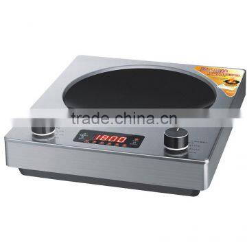 Induction Cooker with Metal Cover and Wok coil