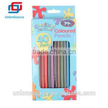 2015 New Mold 40Packs Creative Colored Pencils