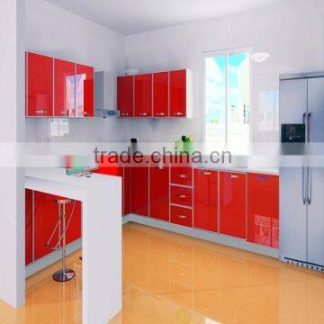 China Lacquer MDF door kitchen cabinet