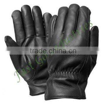 2015 HIGH QUALITY NEW MEN'S BLACK SOLID GENUINE LEATHER DRESS GLOVES/CLASSIC COMFORT DRESS GLOVES/FASHION STYLE DRESS GLOVES