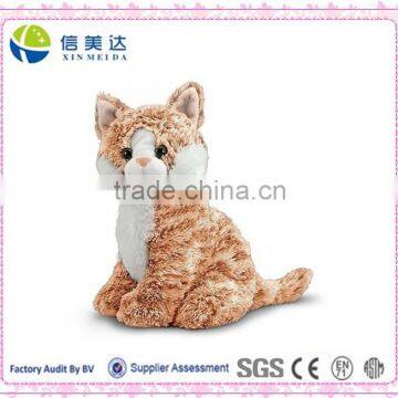 Lifelike plush cat toy animal wholesale