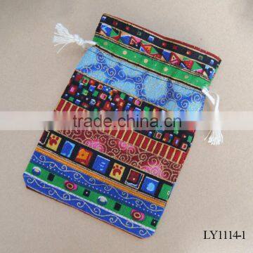 10*13cm IN Stock Burlap Christmas Bag for Jewelry photo-5