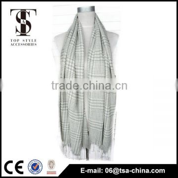 scarf 100 acrylic High Quality solid color yarn dyed scarf