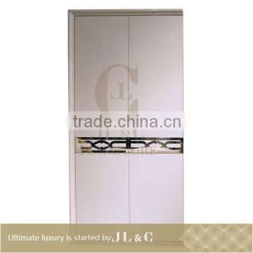 Luxury bedroom set New design 2014 JB15-31left Clothing cabinet with solid wook from JL&C home furniture wardrobe China supplier