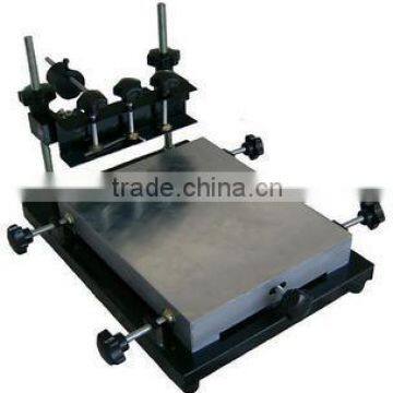 Manual solder paste screen printer, PCB board stencil printer,taian puhui
