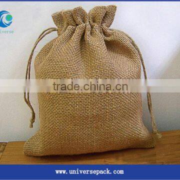 China supplier cheap price jute drawstring burlap bags wholesale